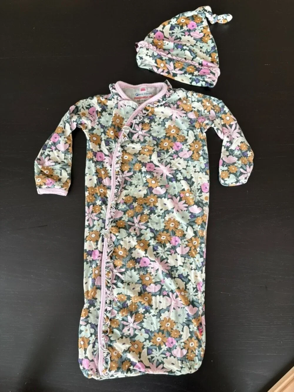 Magnetic Me Floral Gown & Hat Set